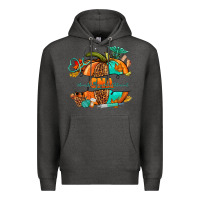 Charcoal Heather cna pumpkin nurse Premium Hoodie - NancyCooperArtShop