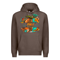 Coffee cna pumpkin nurse Premium Hoodie - NancyCooperArtShop