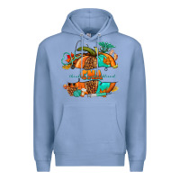 Colony Blue cna pumpkin nurse Premium Hoodie - NancyCooperArtShop