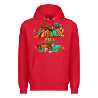 Red cna pumpkin nurse Premium Hoodie - NancyCooperArtShop