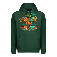 Sports Green cna pumpkin nurse Premium Hoodie - NancyCooperArtShop