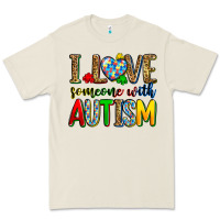 Bone i love someone with autism Premium Tee - Zillion Design Studio