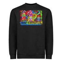 Black accept understand love autism awareness western background Heavyweight Sweatshirt - BarkalooDesign