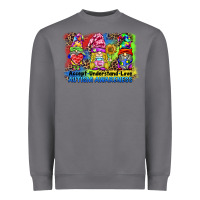Storm accept understand love autism awareness western background Heavyweight Sweatshirt - BarkalooDesign
