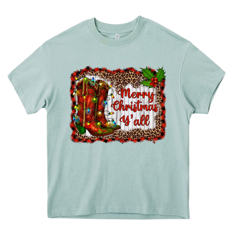 Merry Christmas Yall Heavy Core Tee by RanaPortraitStore | Teevron