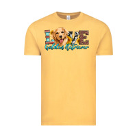 Vintage Mustard love golden retriever Vintage Tee - Artiststas