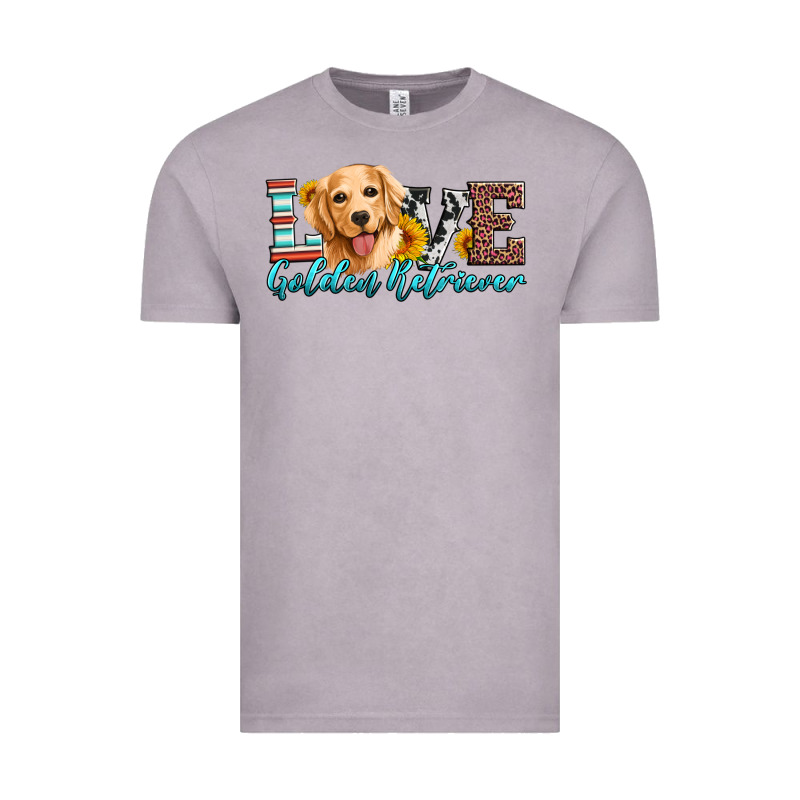 Love Golden Retriever Vintage Tee by Artiststas | Teevron