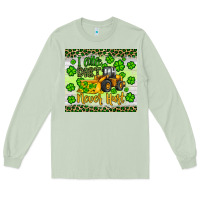 Matcha a little dirt never hurt st patrick s bulldozer Long Sleeve Tee - JahusDesignShop