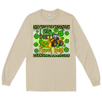 Mushroom a little dirt never hurt st patrick s bulldozer Long Sleeve Tee - JahusDesignShop