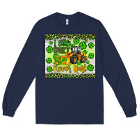 Navy a little dirt never hurt st patrick s bulldozer Long Sleeve Tee - JahusDesignShop
