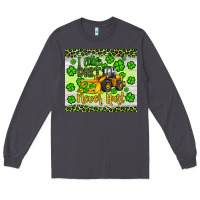 Smoke a little dirt never hurt st patrick s bulldozer Long Sleeve Tee - JahusDesignShop