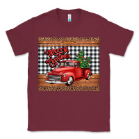 Burgundy merry Christmas truck Classic Tee - Jasminsmagicworld
