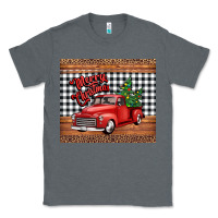 Charcoal Heather merry Christmas truck Classic Tee - Jasminsmagicworld