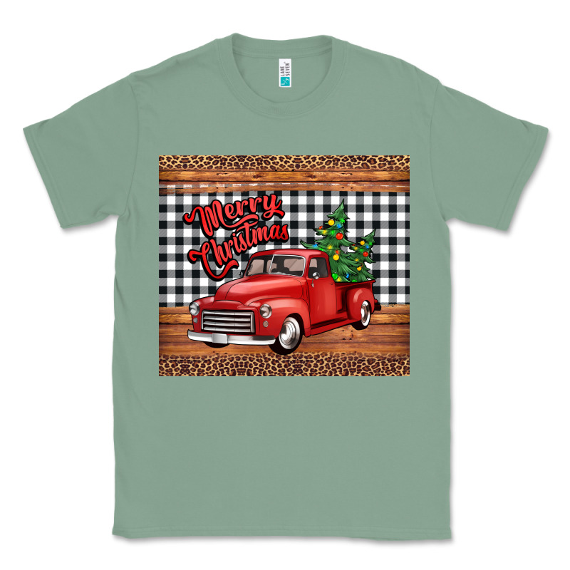 Merry Christmas Truck Classic Tee by Jasminsmagicworld | Teevron