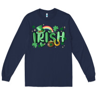 Navy irish Long Sleeve Tee - MaliasSmallBusiness