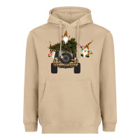 Mushroom Gnomes Truck Car  Christmas Heavyweight Hoodie - Bettercallsaul