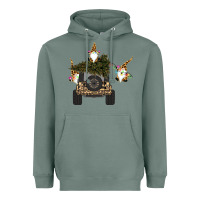 Sage Gnomes Truck Car  Christmas Heavyweight Hoodie - Bettercallsaul