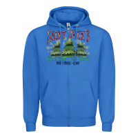 True Royal Saint Nick's Christmas Tree Farm Zipper Hoodie - MaliasSmallBusiness