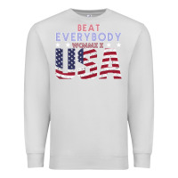 Dove Grey Usa Beat Everybody Premium Sweatshirt - Bettercallsaul