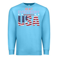 Ocean Blue Usa Beat Everybody Premium Sweatshirt - Bettercallsaul