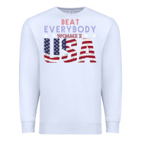 White Usa Beat Everybody Premium Sweatshirt - Bettercallsaul