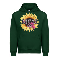Forest Green Mom life sunflower mother's day Urban Hoodie - HowdyJamesFarm