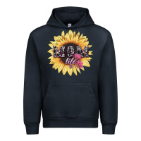 Navy Mom life sunflower mother's day Urban Hoodie - HowdyJamesFarm