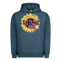 Pigment Midnight Navy Mom life sunflower mother's day Urban Hoodie - HowdyJamesFarm
