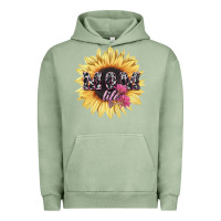 Pigment Oil Green Mom life sunflower mother's day Urban Hoodie - HowdyJamesFarm