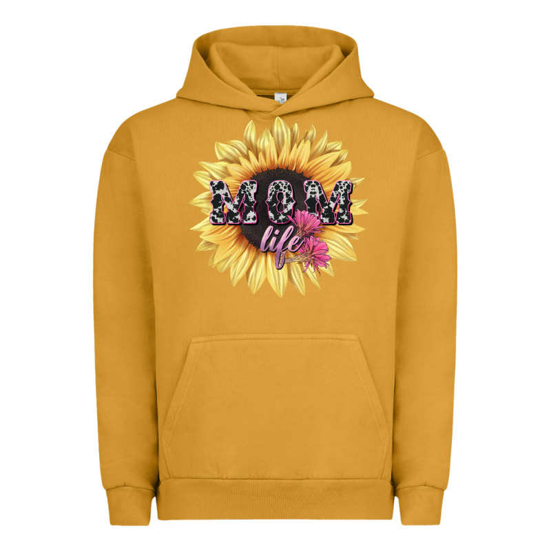 Mom Life Sunflower Mother's Day Urban Hoodie by HowdyJamesFarm | Teevron