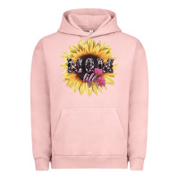 Pigment Salmon Mom life sunflower mother's day Urban Hoodie - HowdyJamesFarm