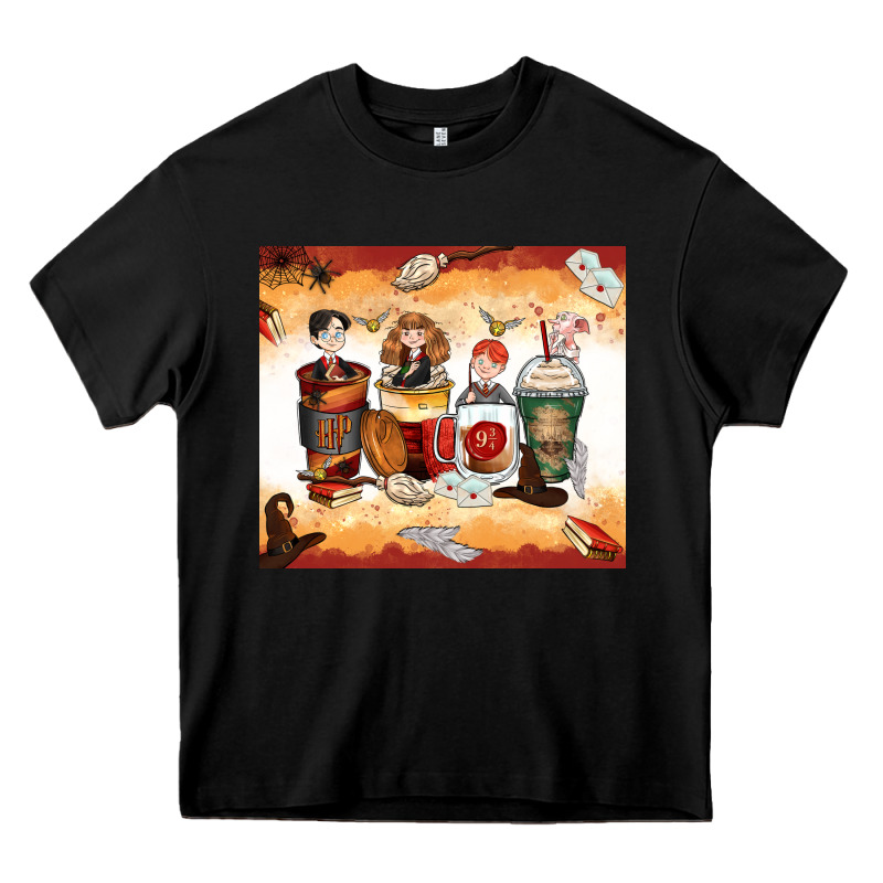 Harry Coffee Cups Heavy Core Tee by Zillion Design Studio | Teevron