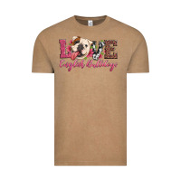 Vintage Coffee love english bulldogs Vintage Tee - Artiststas