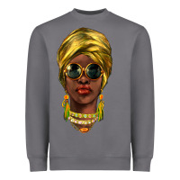 Storm african woman Heavyweight Sweatshirt - NancyCooperArtShop