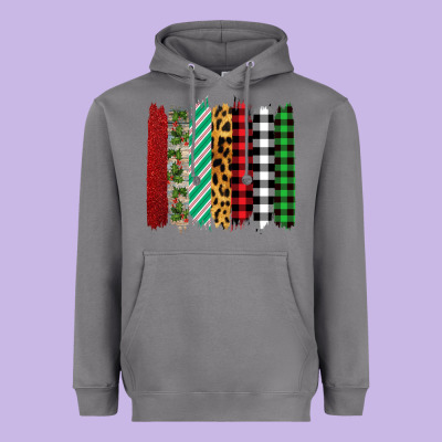 Christmas Brushstrokes Heavyweight Hoodie Designed By Bettercallsaul