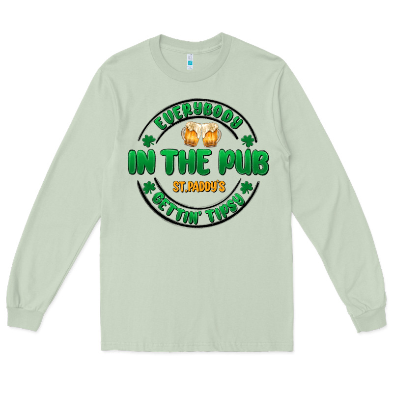 Everybody In The Pub Getting Tipsy Long Sleeve Tee by MaliasSmallBusiness | Teevron