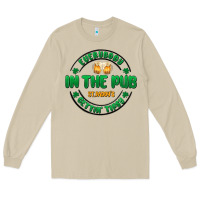 Mushroom everybody in the pub getting tipsy Long Sleeve Tee - MaliasSmallBusiness