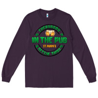 Plum everybody in the pub getting tipsy Long Sleeve Tee - MaliasSmallBusiness