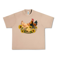 Burro western coop animals farm chicken chick rooster sunflowers Urban Heavy Tee - Artiststas