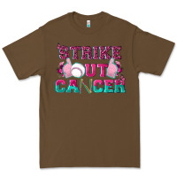 Cacao Strike Out Cancer Baseball Premium Tee - texasbilliewilder