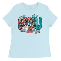 Baby Blue pcu Ladies Tee - Zillion Design Studio