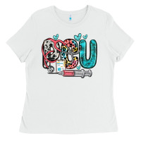 White pcu Ladies Tee - Zillion Design Studio