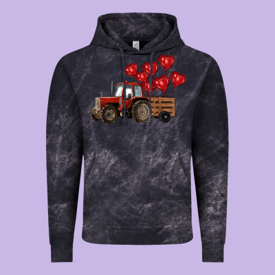 Farm Tractor Vintage Hoodie Designed By Ranaportraitstore