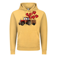 Vintage Mustard farm tractor Vintage Hoodie - RanaPortraitStore