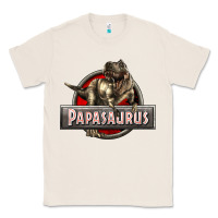 Natural Papasaurus T-Rex Classic Tee - LillyAllenDesigns