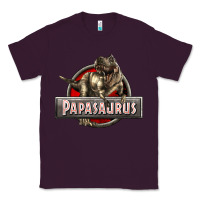 Plum Papasaurus T-Rex Classic Tee - LillyAllenDesigns