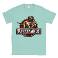 Seafoam Papasaurus T-Rex Classic Tee - LillyAllenDesigns