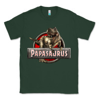 Sports Green Papasaurus T-Rex Classic Tee - LillyAllenDesigns