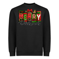 Black merry christmas license plate letters Heavyweight Sweatshirt - Jasminsmagicworld