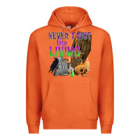 Carrot Never Trust The Living Premium Hoodie - texasbilliewilder